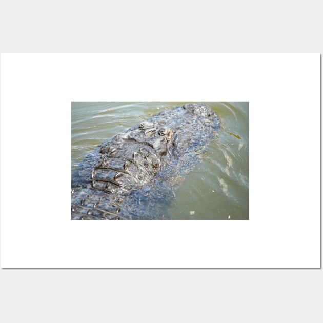 Big Boss Alligator Wall Art by KensLensDesigns